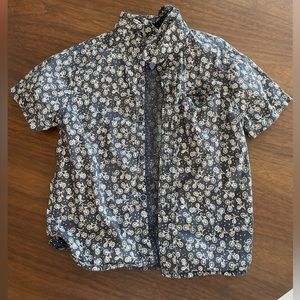 2T Losan Bicycle Print Button Up
